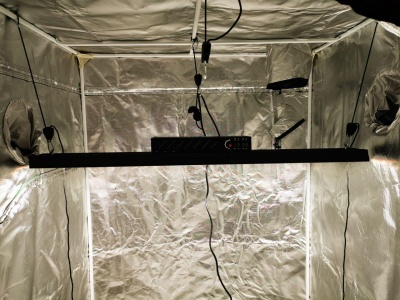 фото led лампа для растений полного спектра quantum board, baja 200w seoul 3500k + 660nm + 730nm + uv