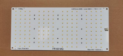 фото led лампа для растений quantum board firal 60вт samsung, osram, seoul