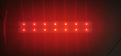 фото led бустер для растений красного света 660nm osram с драйвером