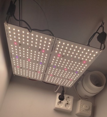 фото led лампа для растений quantum board firal 120вт samsung, osram, seoul