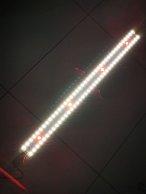 фото led лампа для микрозелени quantum line 40вт 88см samsung 5000k + 660nm