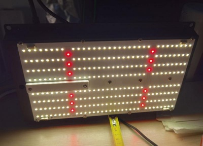 фото led лампа для растений полного спектра quantum board, baja 120w seoul 3500k + osram 660nm